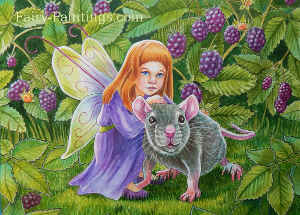 Original Fairy Painting by Rachel